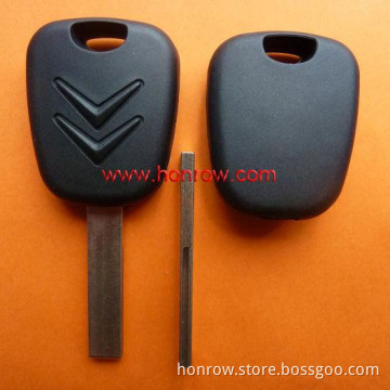 Citroen car transponder key with 407 key blade with 7936 ( ID46) Chip